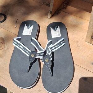 Kate Spade Black and White Sandals